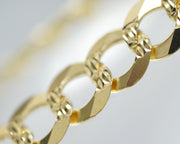 Curb Cuban Bracelet 8.5mm 14k Yellow Gold