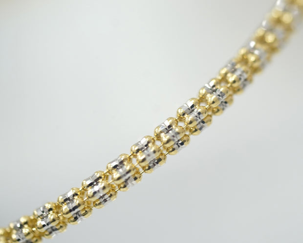 Ice Chain 3mm 14K Yellow Gold