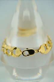 Curb Cuban Bracelet 14K Yellow Gold