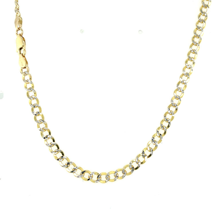 Solid Miami Cuban Chains 14K