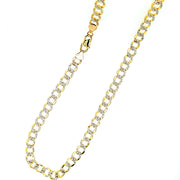 Solid Miami Cuban Chains 14K