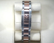 Pre Owned Rolex Date Just 36MM 116231 Rose Gold Two Tone Oyster Band