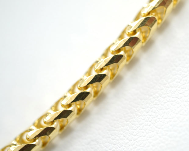 Soild Franco 14k Yellow Gold