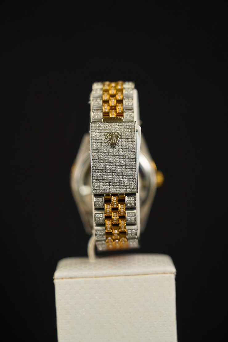 Custom Rolex DateJust 36MM Iced Out / Bust Down