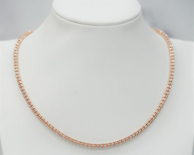 Ice Chain 14K Rose Gold