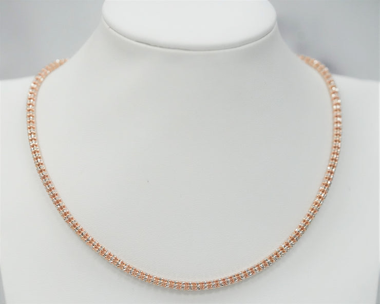 Ice Chain 14K Rose Gold