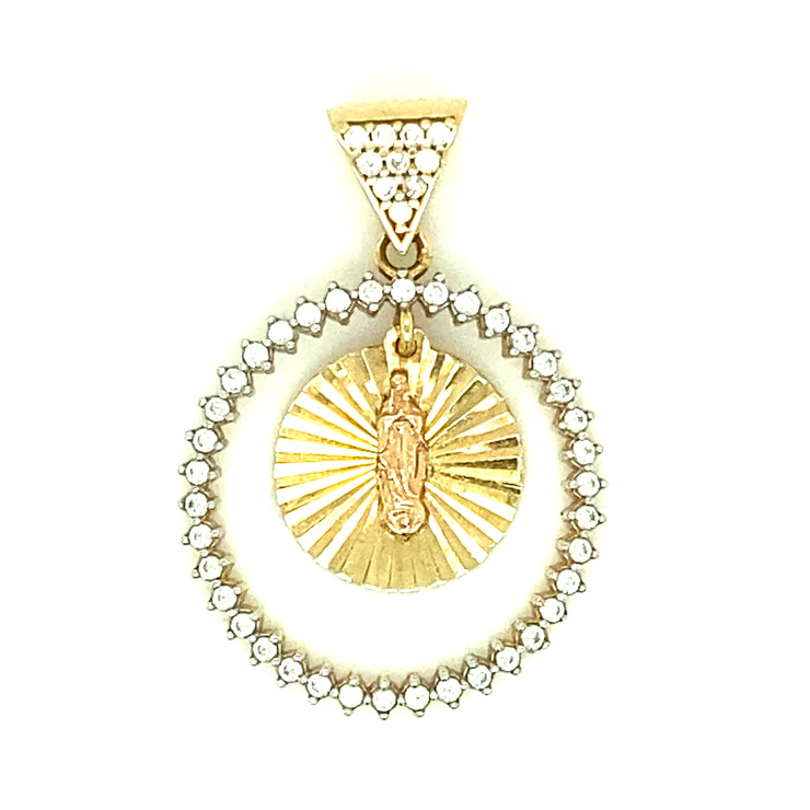Virgin of Guadalupe 14K Yellow Gold