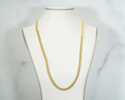 Hollow Miami Cuban Chain 14K Yellow Gold