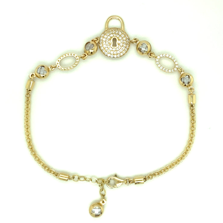 Charm Bracelet 14K Yellow Gold