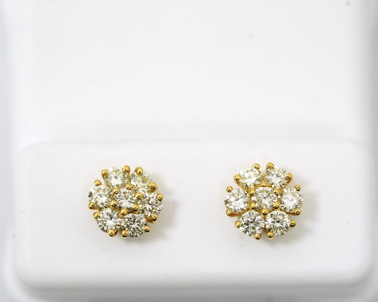 0.50 Ct Diamond Studs 14K Yellow Gold