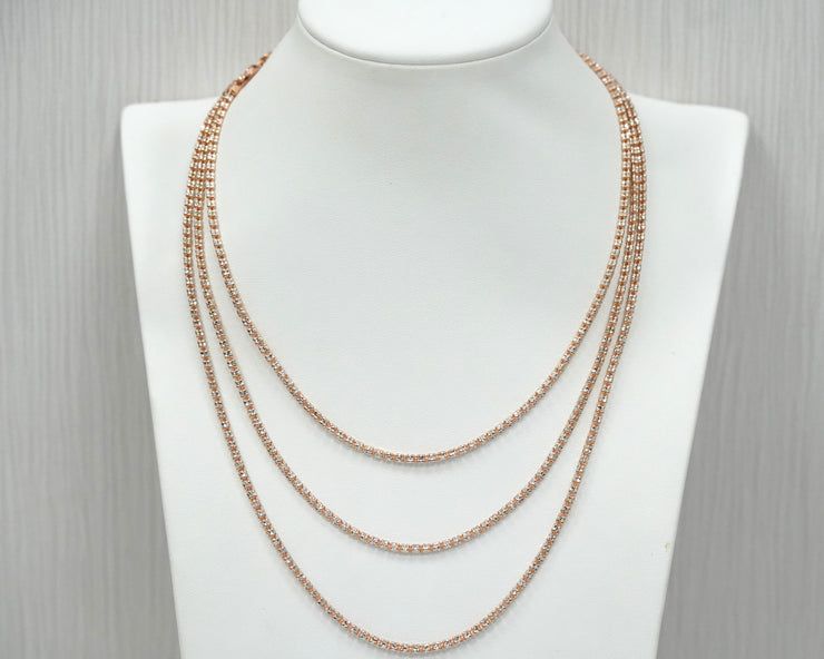 Ice Chain 2.5mm Rose Gold