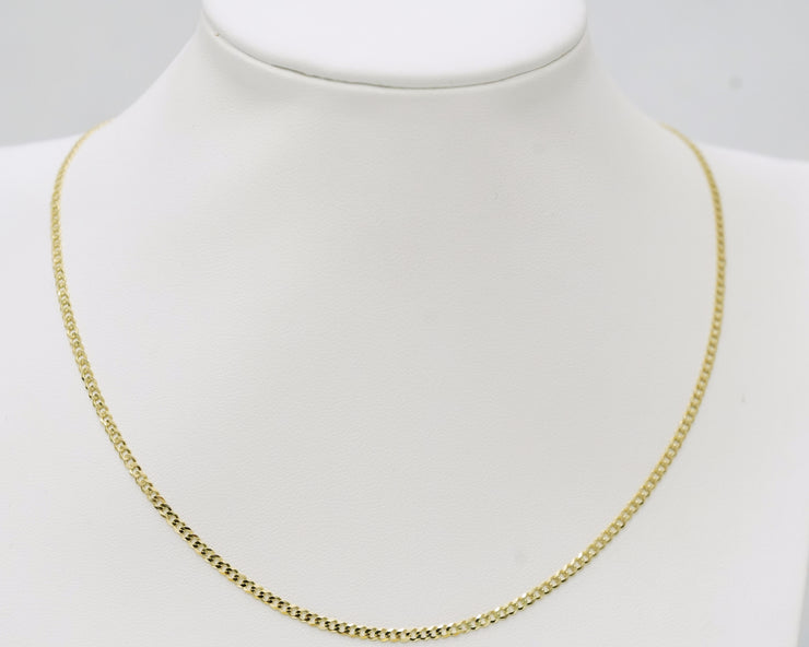 Curb Cuban Chain 14K Yellow Gold