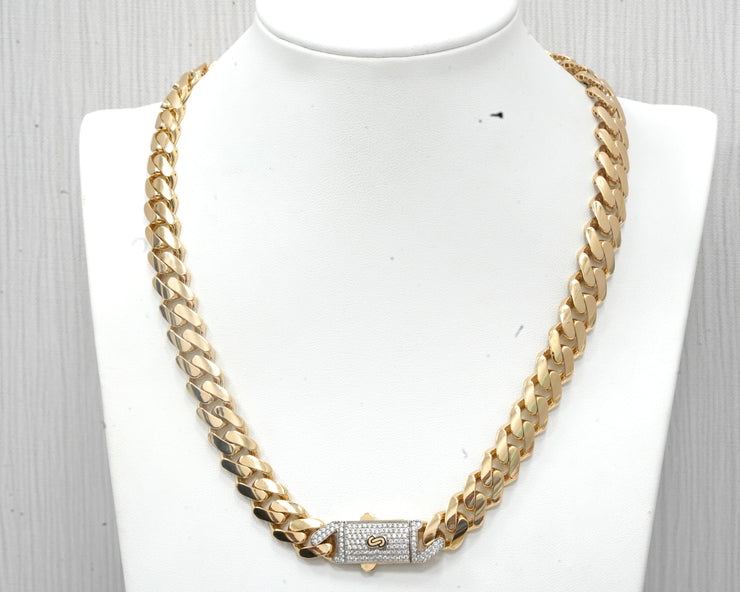 Monaco Chain 14K Yellow Gold