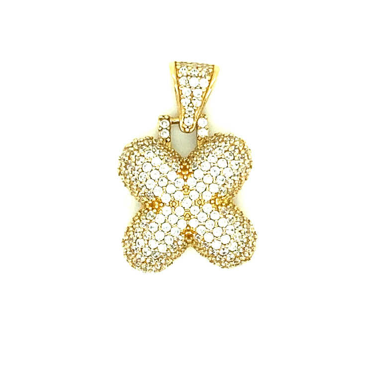 Letter X 14K Yellow Gold