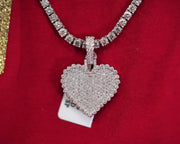 1.24 Ct Diamond Heart 14K White Gold
