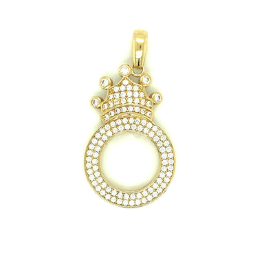 Letter O 14K Yellow Gold