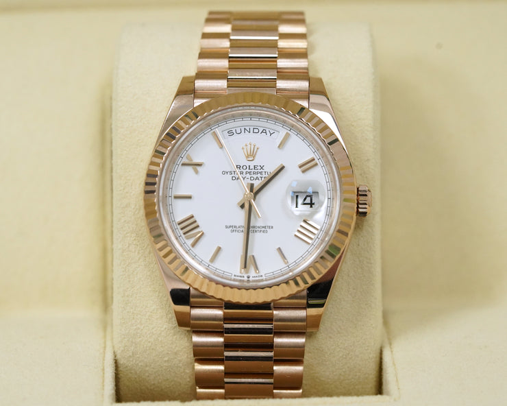 Pre Owned Rolex Day Date 40mm 18K Rose Gold