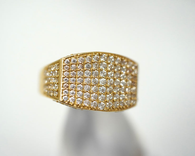 Rectangle Yellow Gold 14K