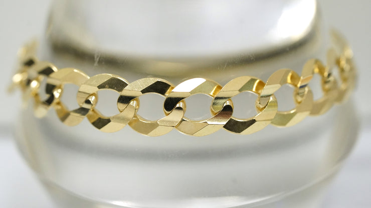 Curb Cuban Bracelet 14K Yellow Gold