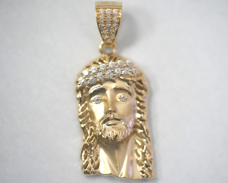 Jesus Head 14K Gold