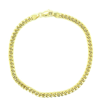 Curb Cuban Bracelet 14K Yellow Gold