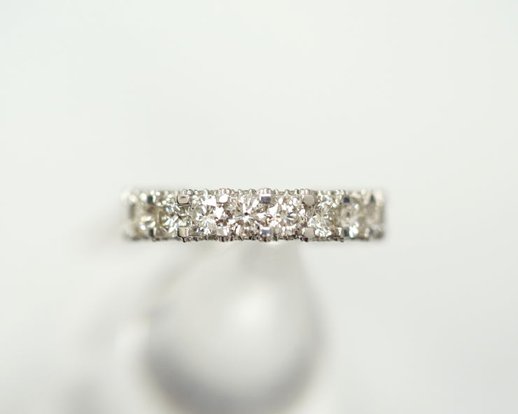 2.92Ct Diamond Hali Ring 14K Gold