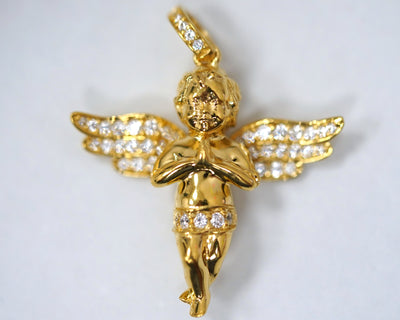 Angel Pendant 14K Yellow Gold