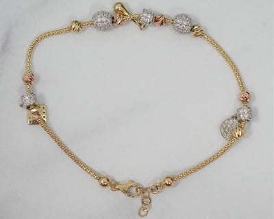 Purse Charm 14K Yellow Gold