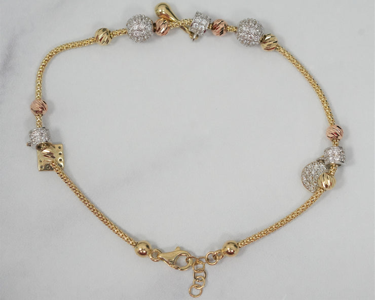 Purse Charm 14K Yellow Gold