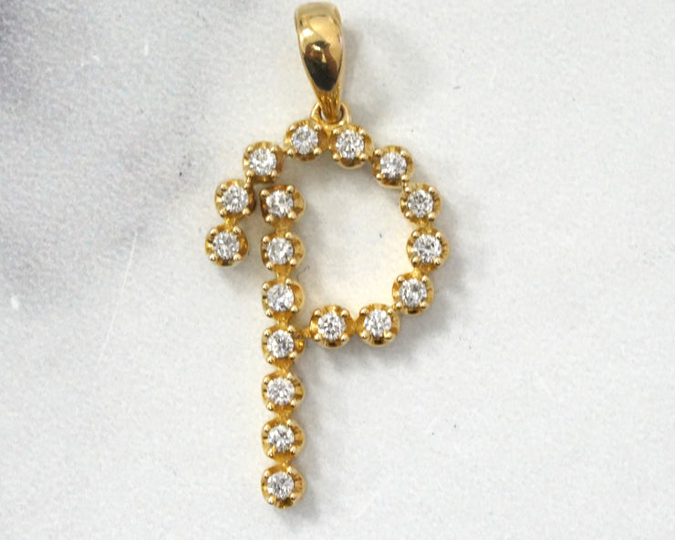 Diamond Letter P 0.35CT