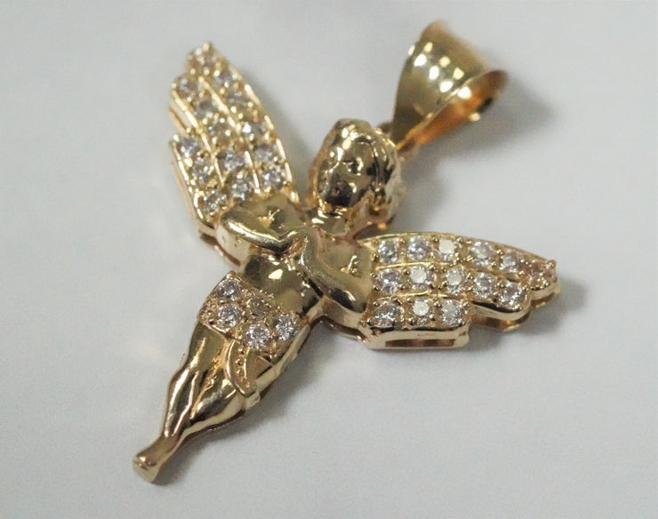 Angel Pendant 14K Yellow Gold