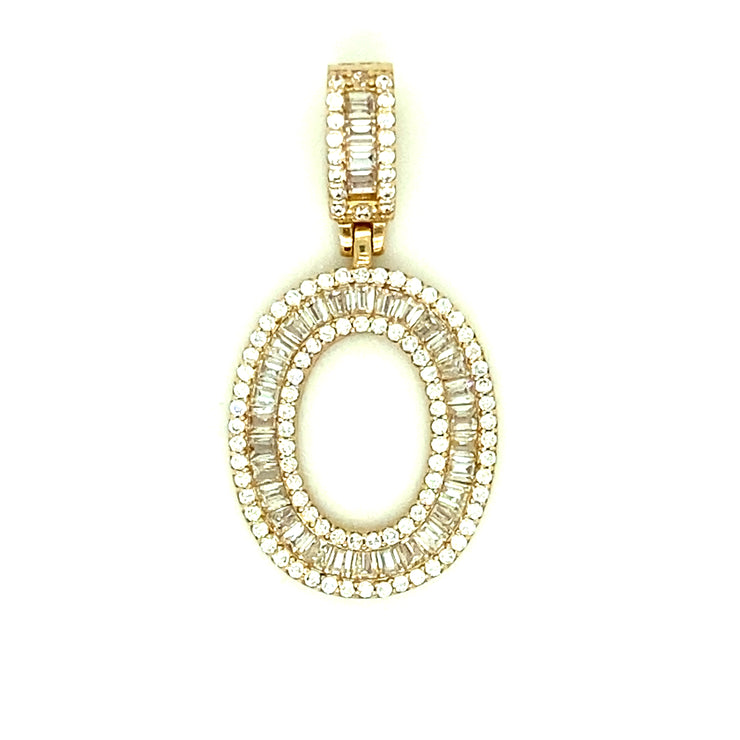 Letter O 14K Yellow Gold