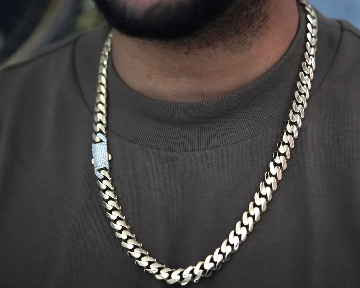 Monaco Chain Choker 14K Yellow Gold