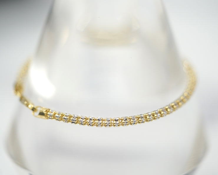 Ice Chain 3mm 14K Yellow Gold